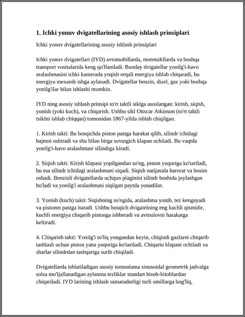 TEPLOVOZLARNING ICHKI YONUV DIVGATELLARI AVTOMOBIL YOKI STATSIONAR IYOD DVIGATELLARIDAN NIMA BILAN FARQ QILADI 3