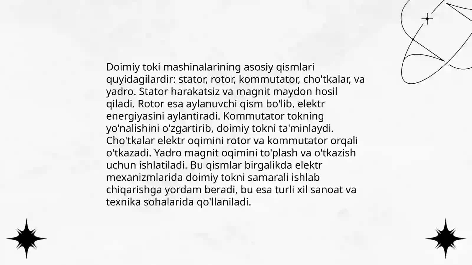 O'zgarmas tok moshinalari 3
