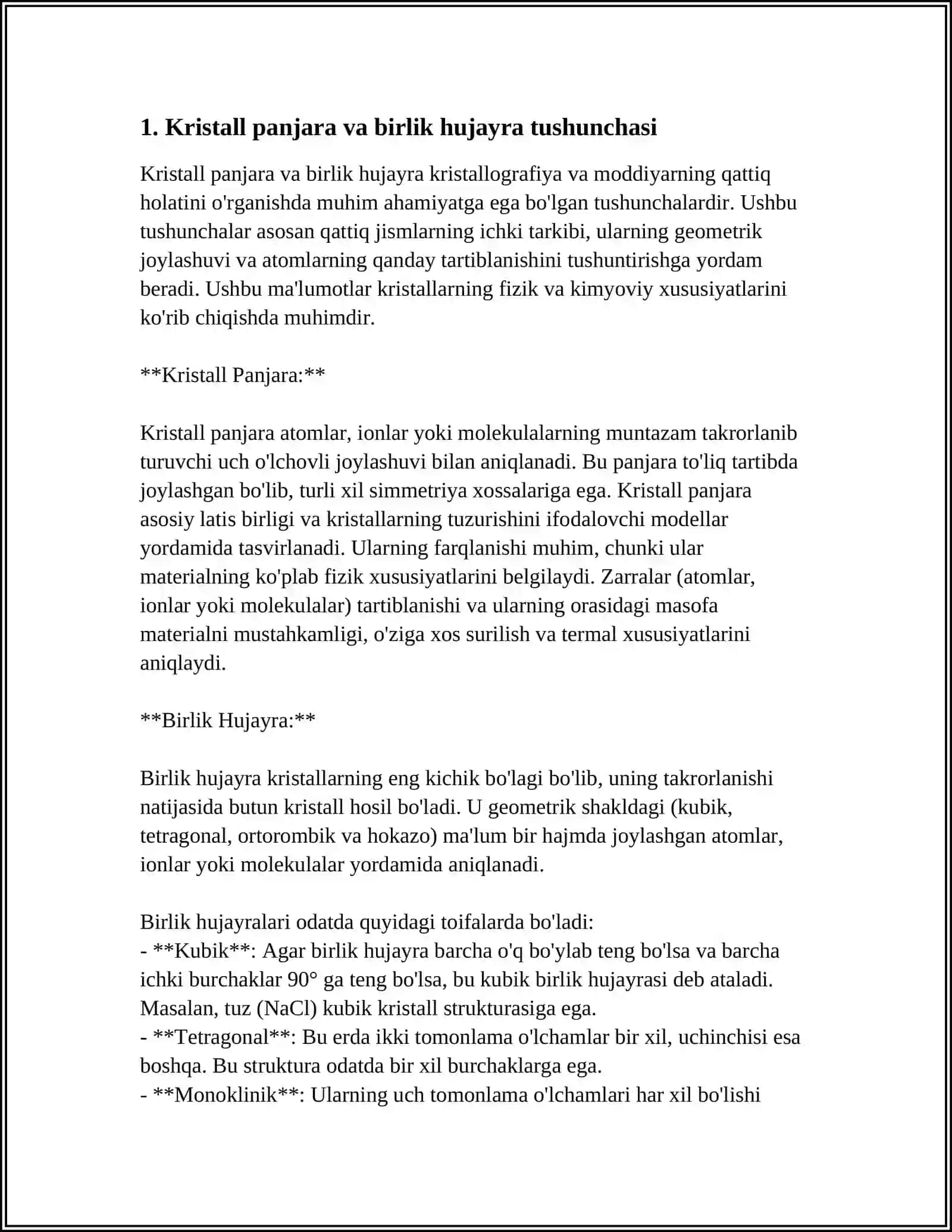 FIZIKA KRISTALL PANJARA 3