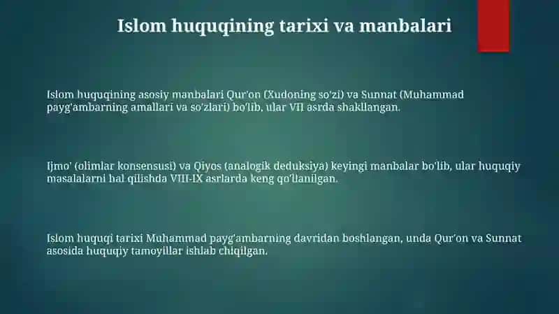 Islom huquqi 3