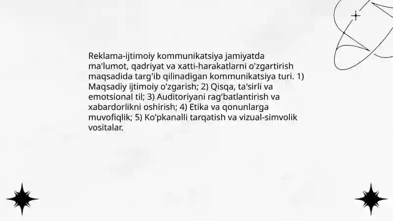 Reklama-ijtimoiy kommunikatsiya 3
