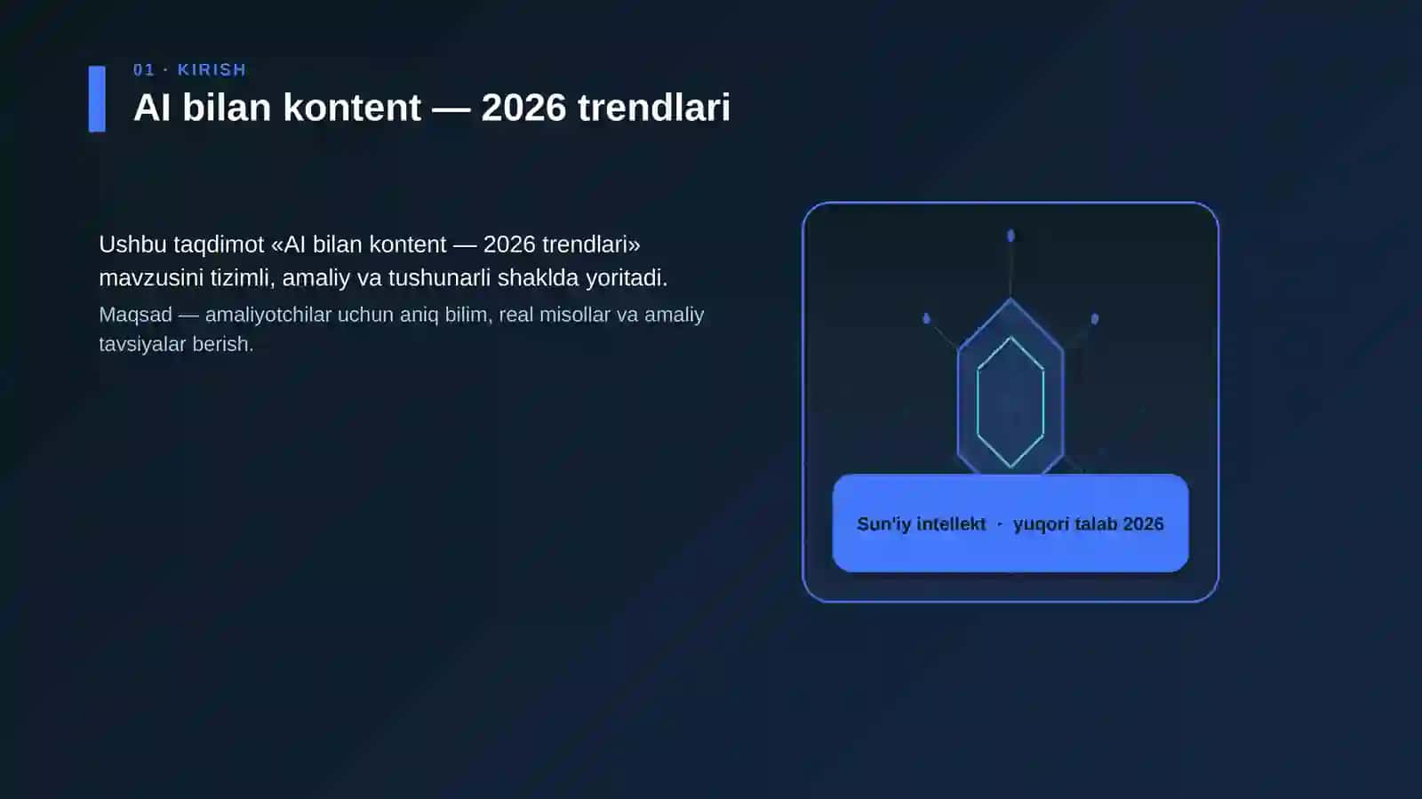 AI bilan kontent — 2026 trendlari 3