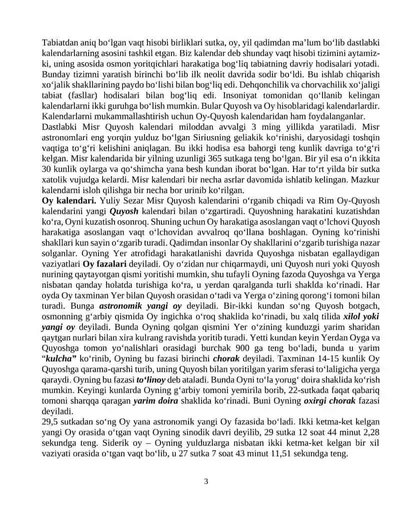 Sharq mamlakatlari xronologiyasi 3