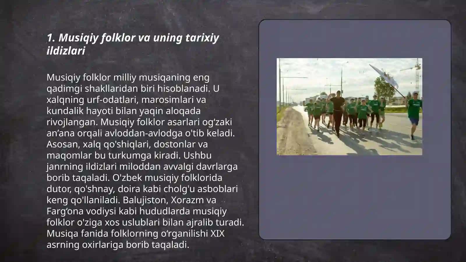 Musiqiy folklior va uning ko‘p kirraligi 3