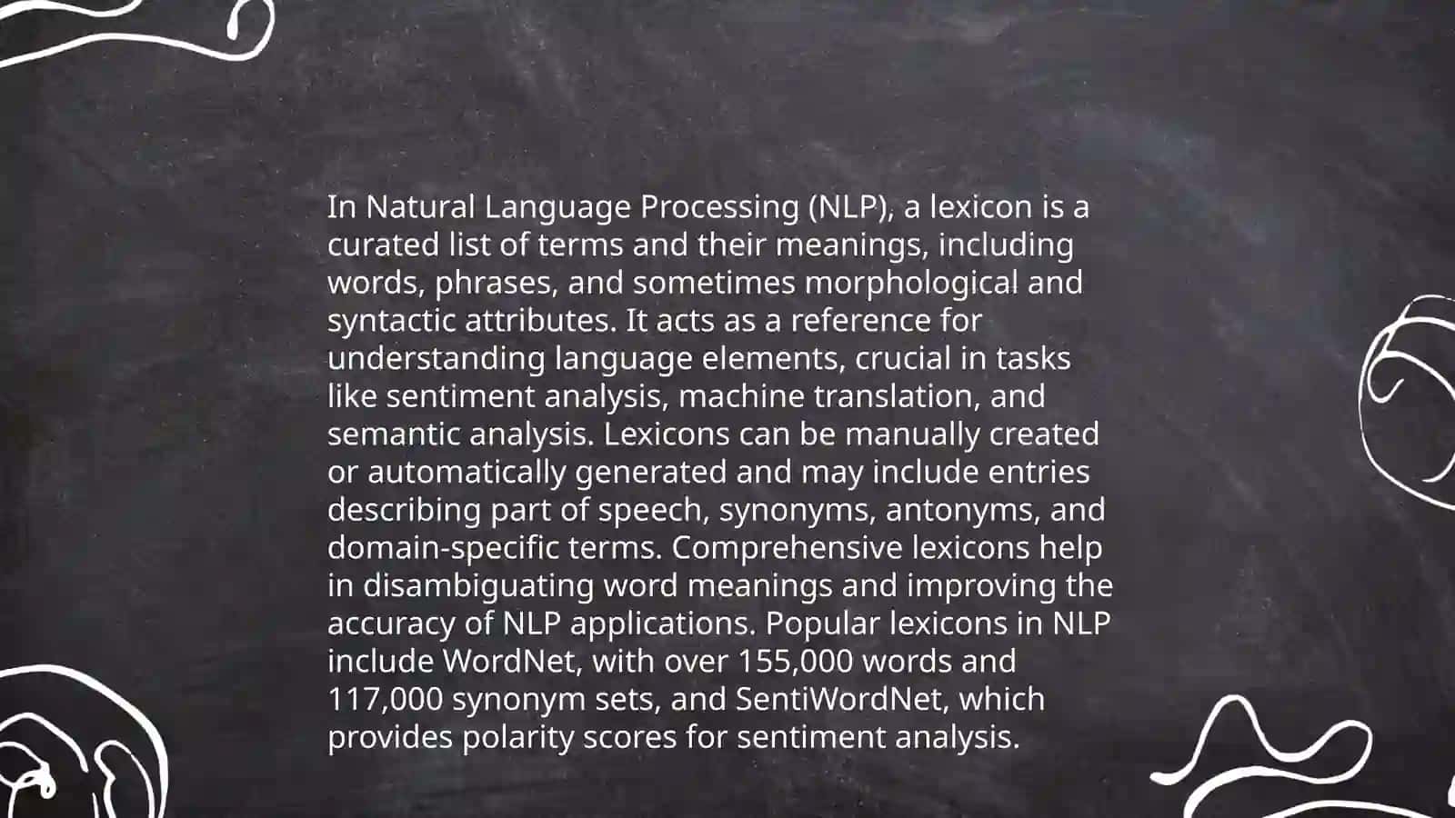 What is the tole of lexicion in knowledge representation? 3