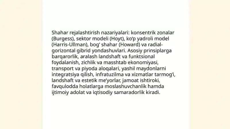 Shahar qurilishi va geografiya 3