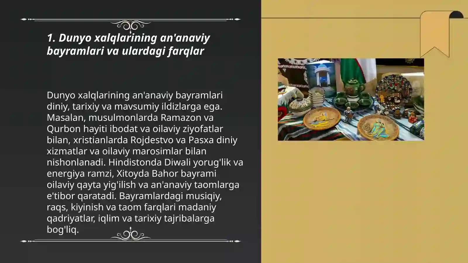 Dunyo xalqlari madaniyati va farqlari 3