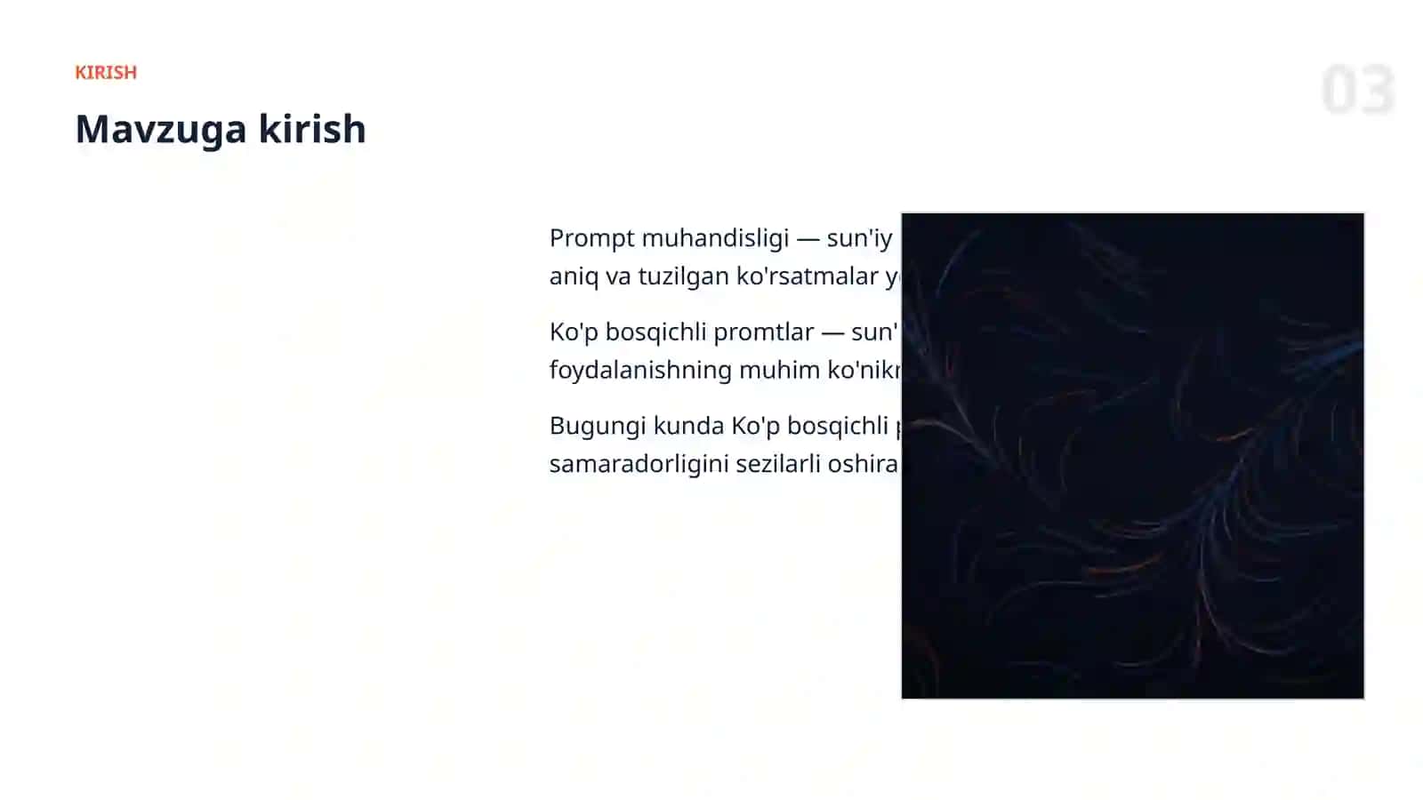 Prompt Muhandisligi 3