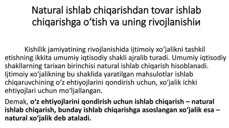 Tovar-pul munosabatlari 3