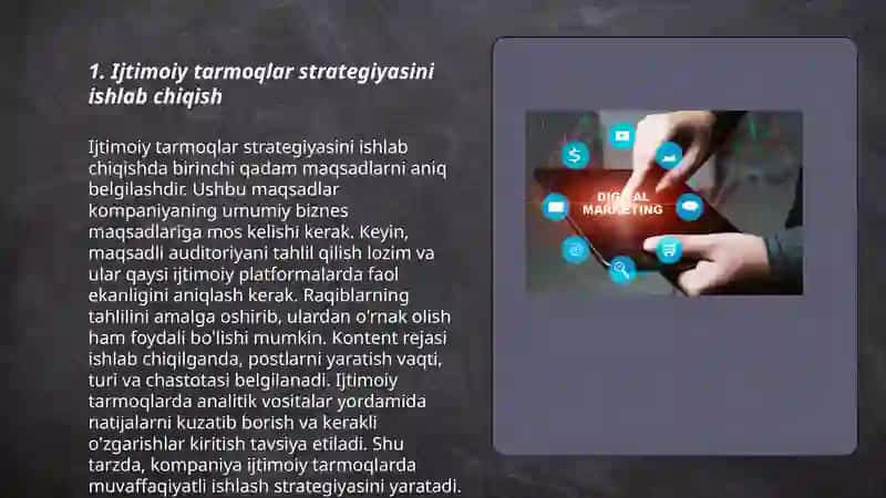 Ijtimoiy tarmoqlar strategiyasi 3