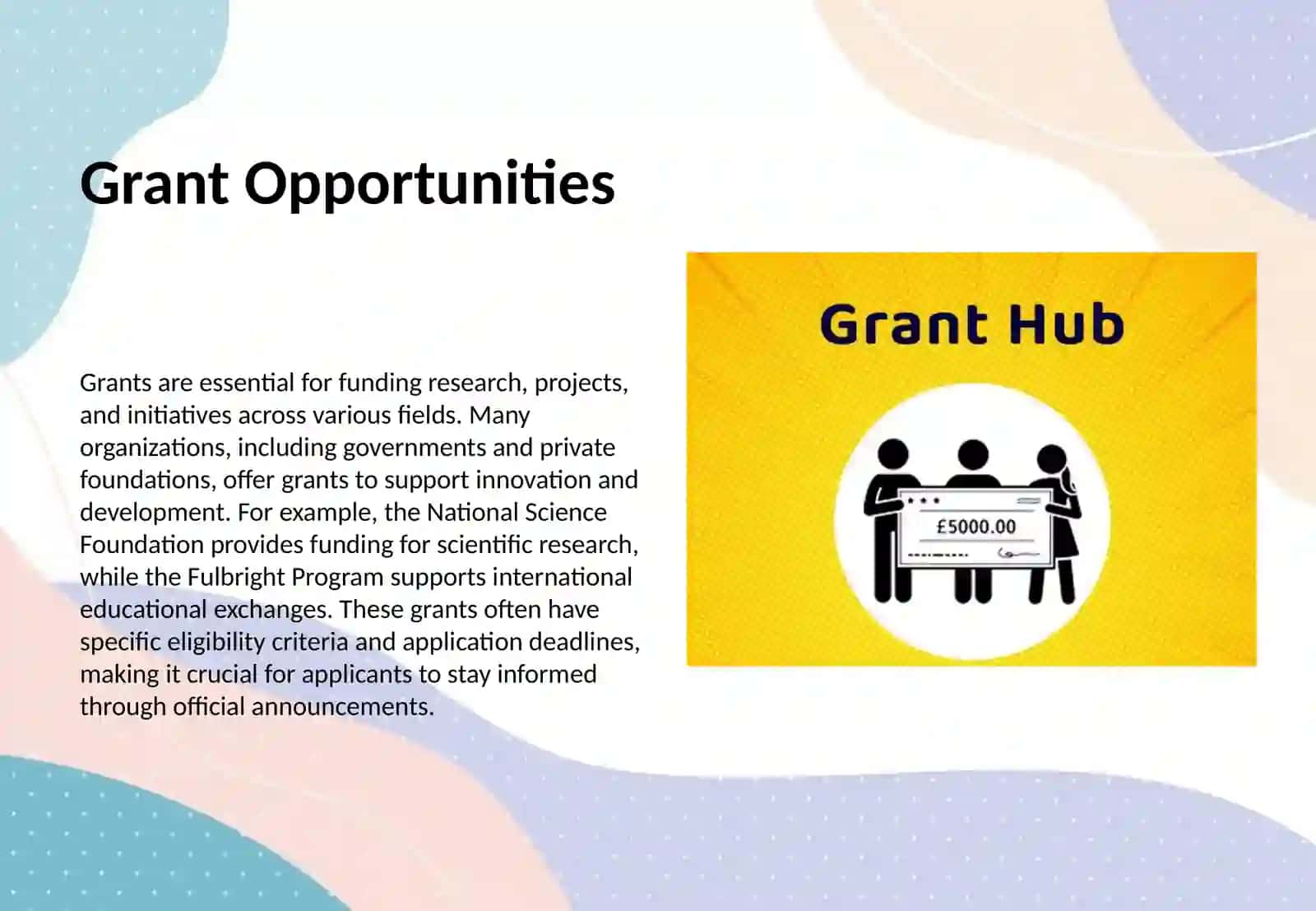 Announcements (about grants, travel destinations, etc.) 3