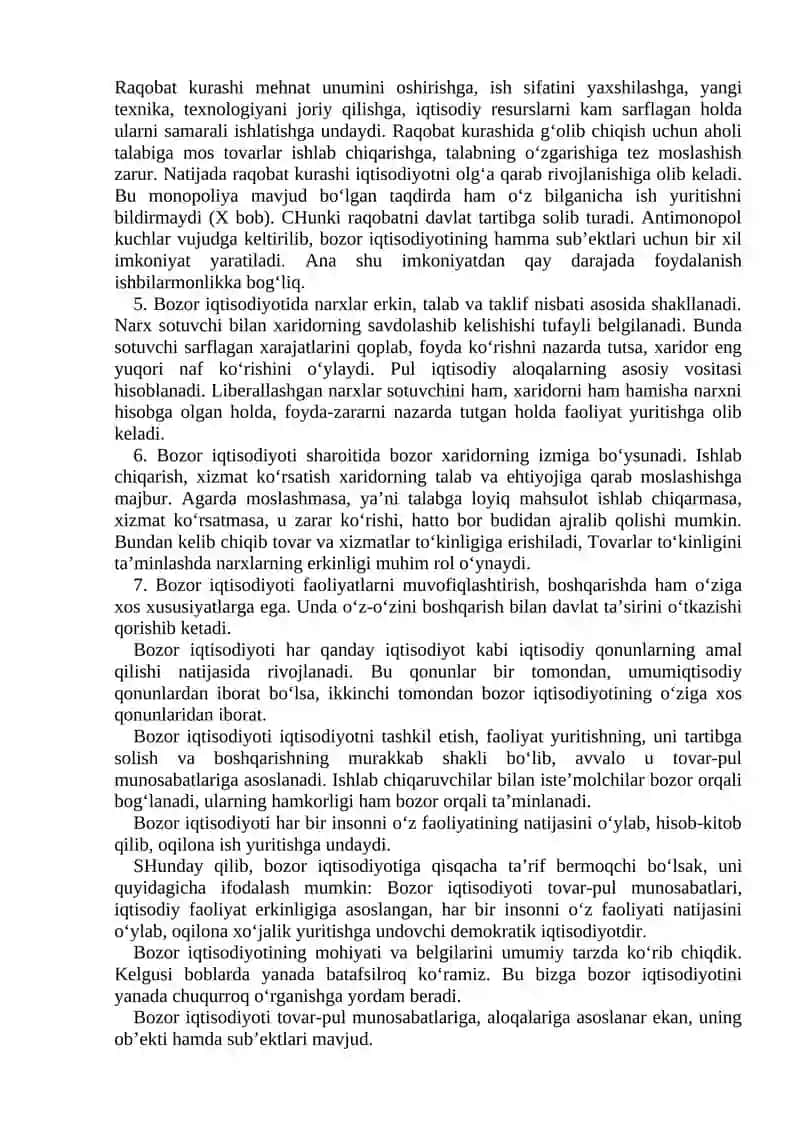 Bozor Iqtisodiyoti 3