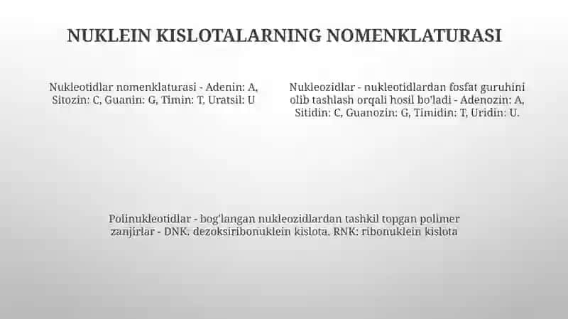 Nuklein Kislotalar Olinishi Va Xossalari 3