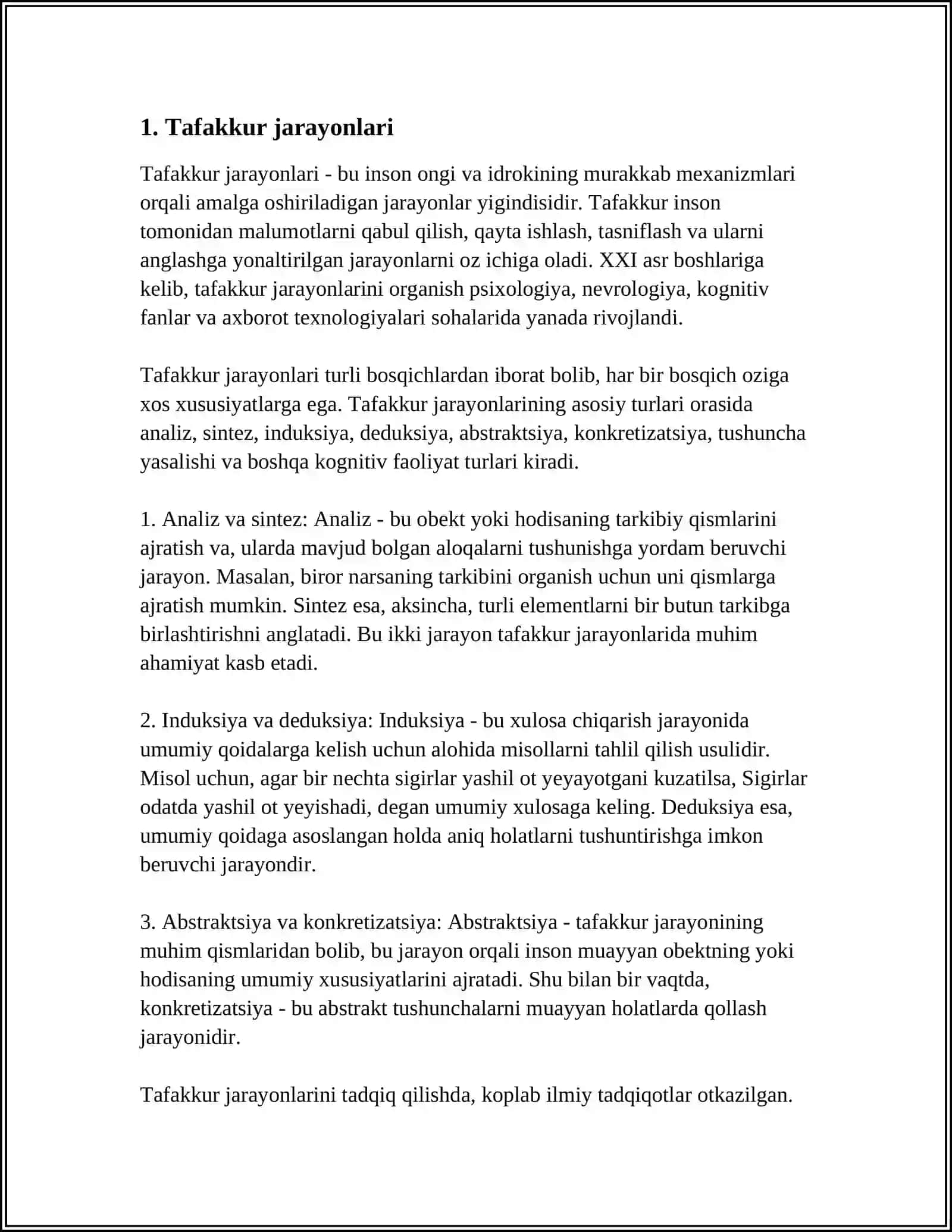 TAFAKKUR BORASIDAGI PSIXOLOGIK NAZARIYALAR 3
