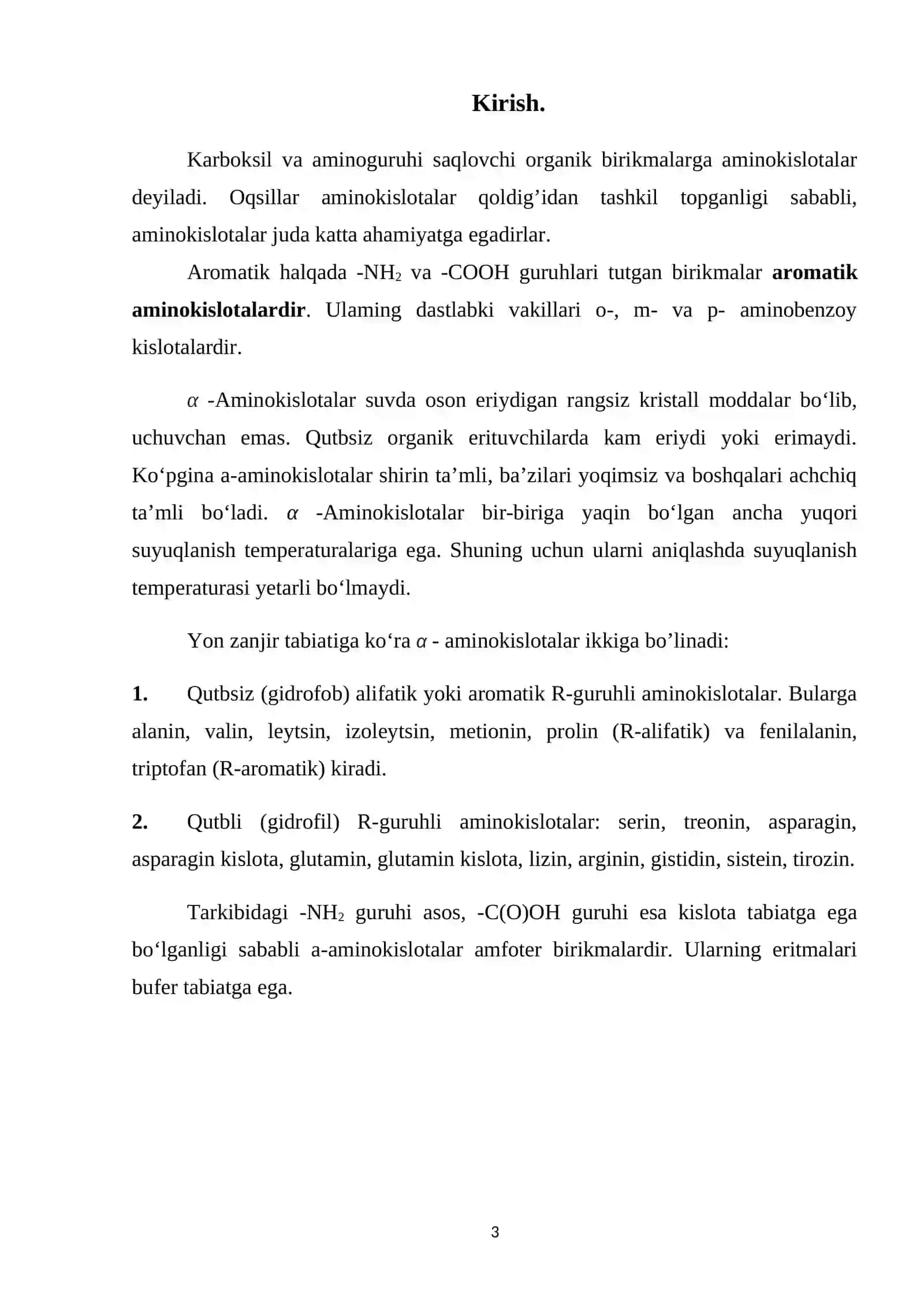 Fenilalanin va uning o’ziga xos xususiyatlari 3