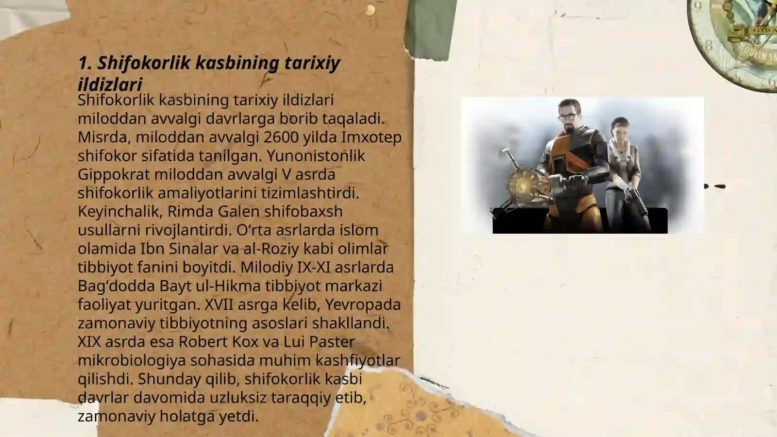 Shifokorlik kasbi tarixi 3