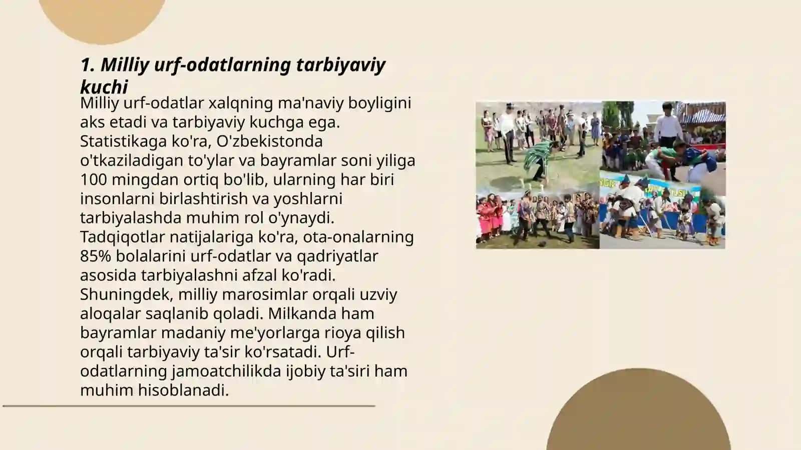 Milliy urf-odatlarning ahamiyati va tarbiyaviy kuchi 3
