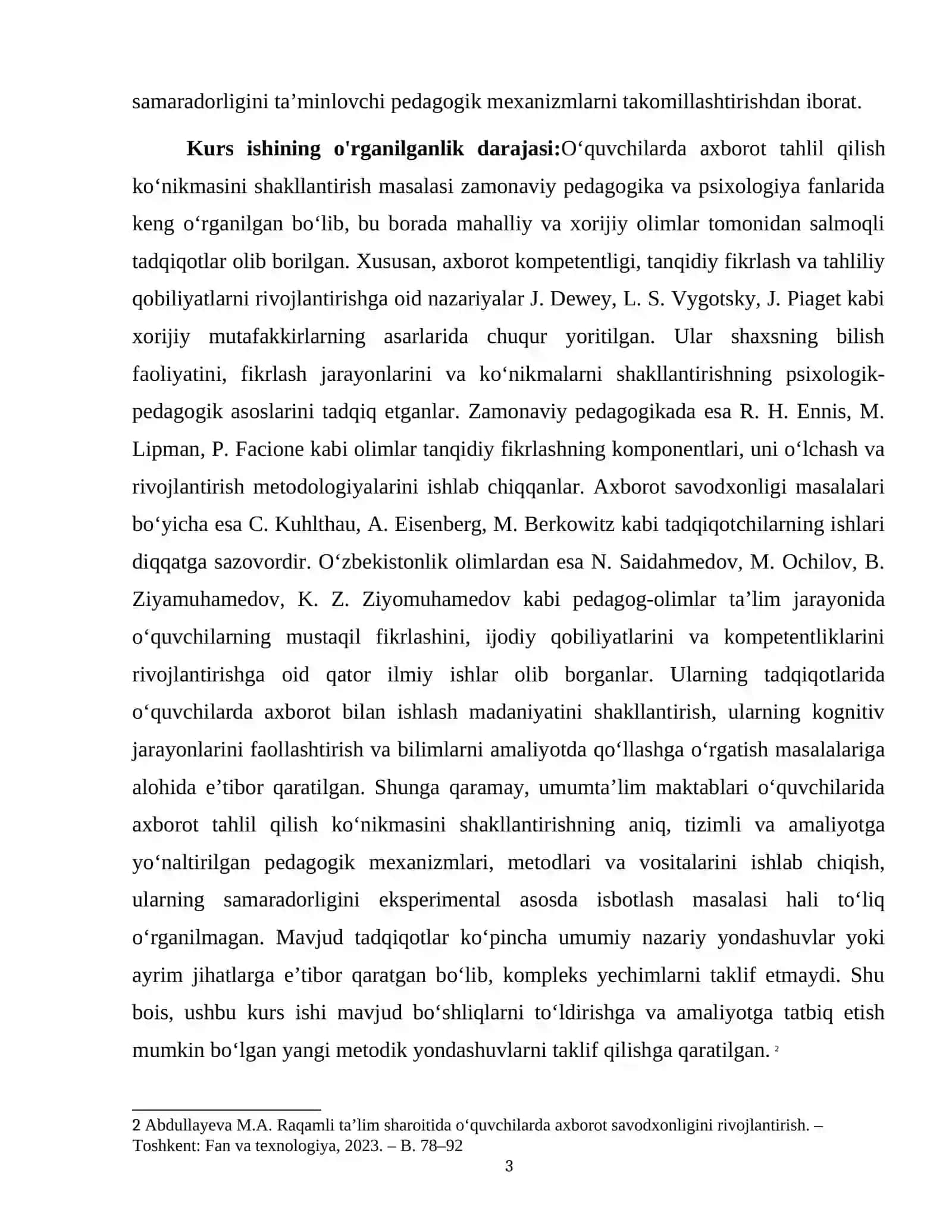 O‘quvchilarda axborot tahlil qilish ko‘nikmasini shakllantirish 3