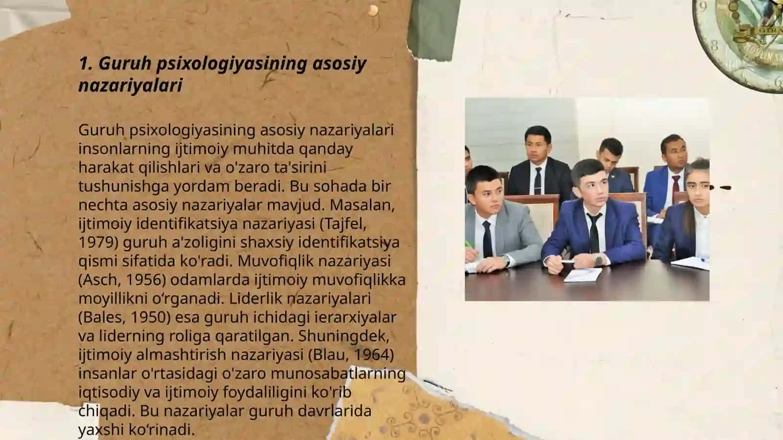 Guruh psixologiyasining asosiy nazariyalari 3