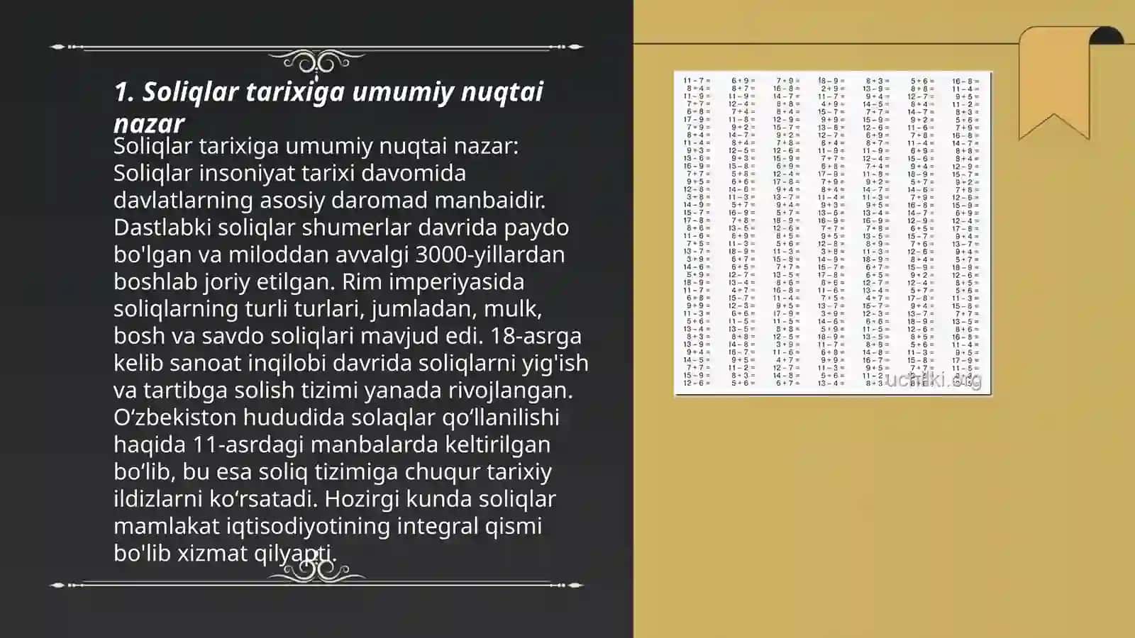 Soliqlar va soliqqa Tortish To'g'risidagi Ilmiy G'oyalarni Rivojlanish Tarixi 3