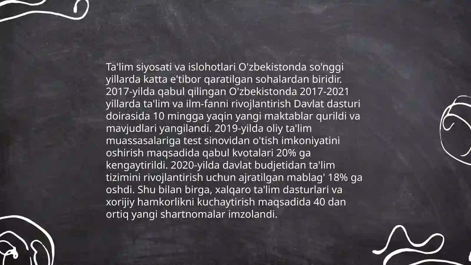 Ta'lim siyosati va islohotlar 3
