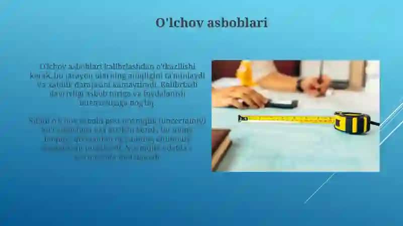 O'lchov asbobi 3