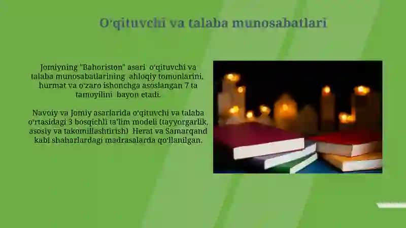 Abdurahmon Jomiyning pedagogik qarashlari 3