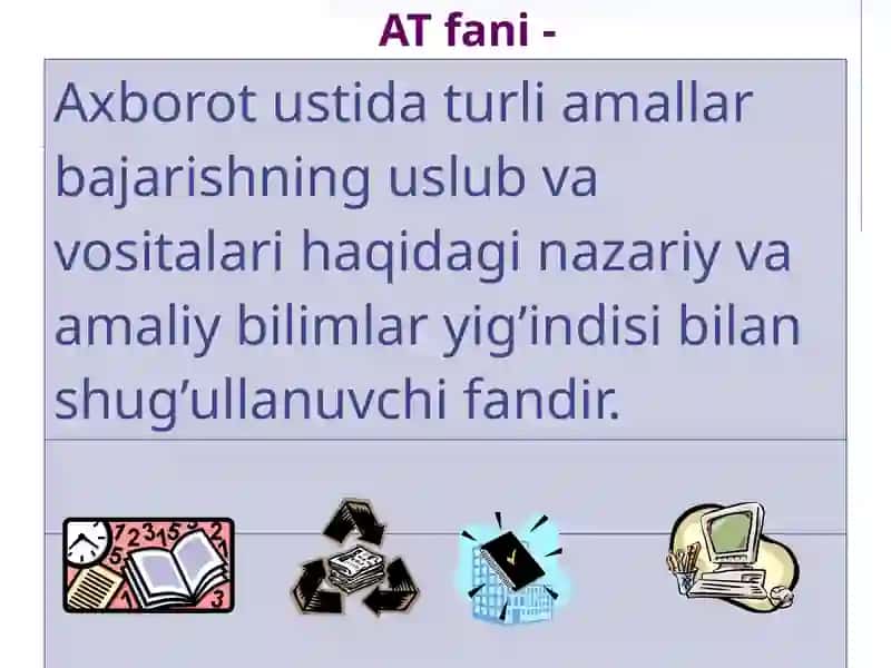 "AT" faniga kirish 3