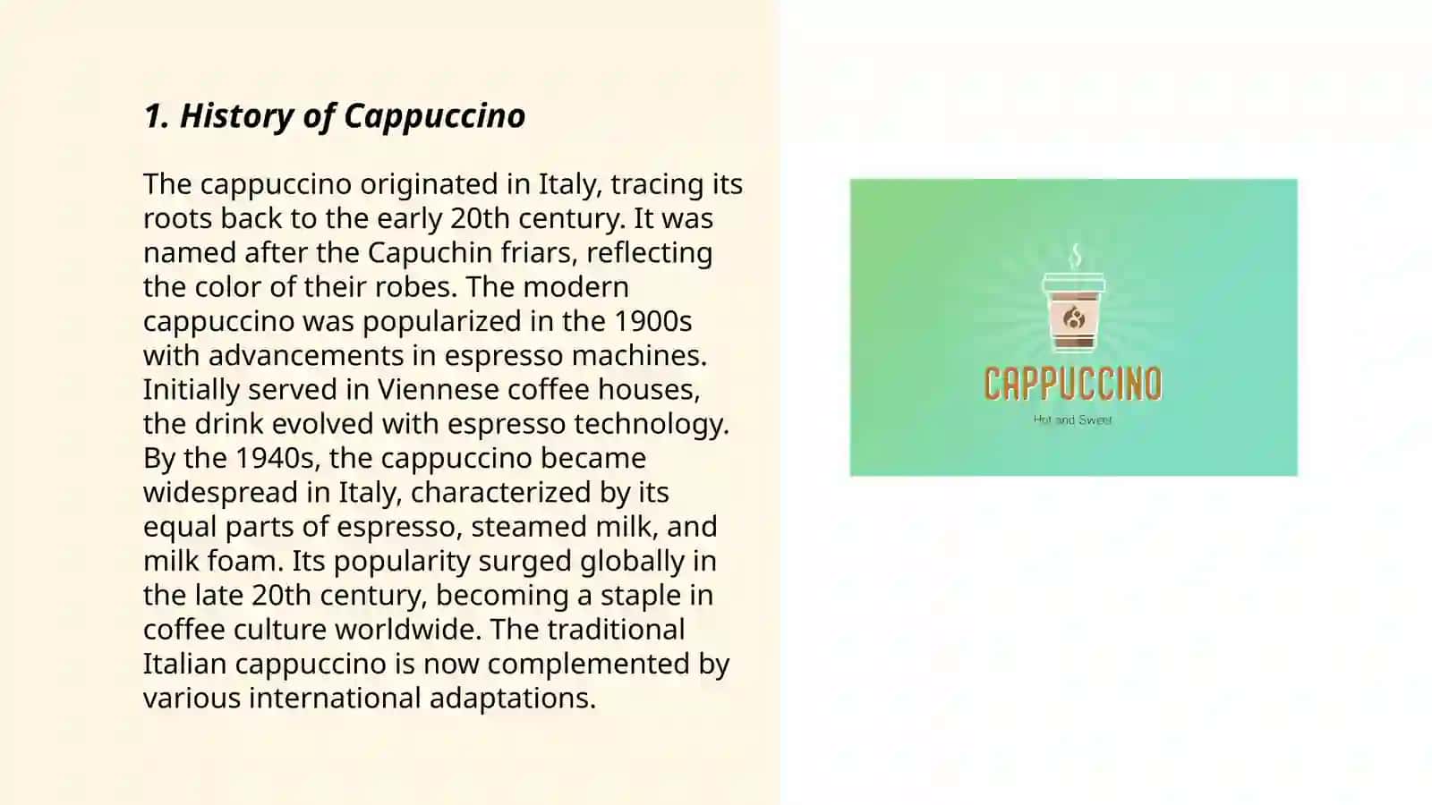 A cappuccino,please 3