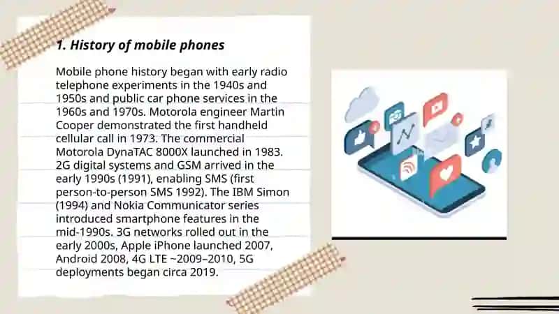 History of mobile phones 3
