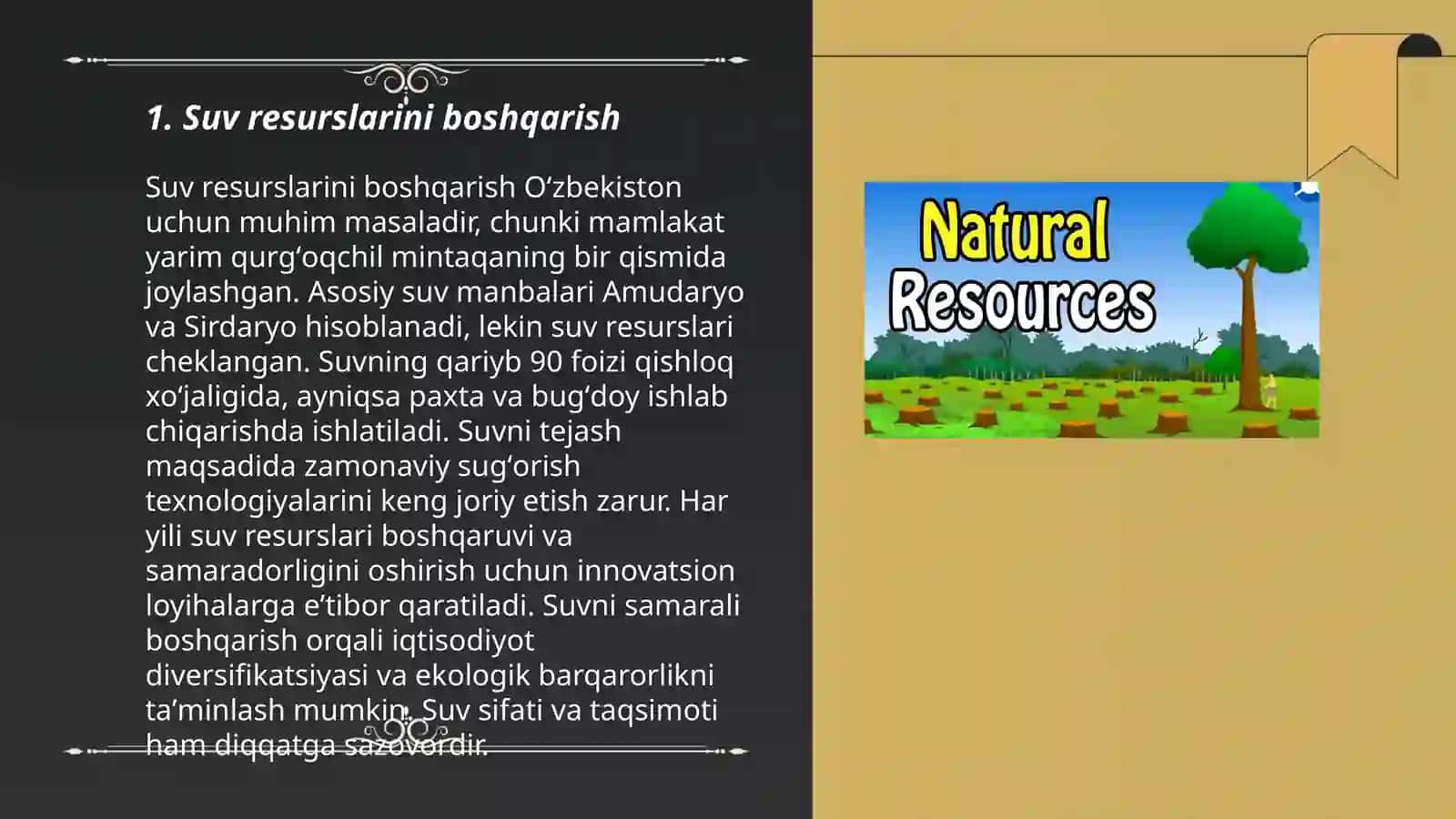 Tabiy resurslardan oqilona foydalanish 3