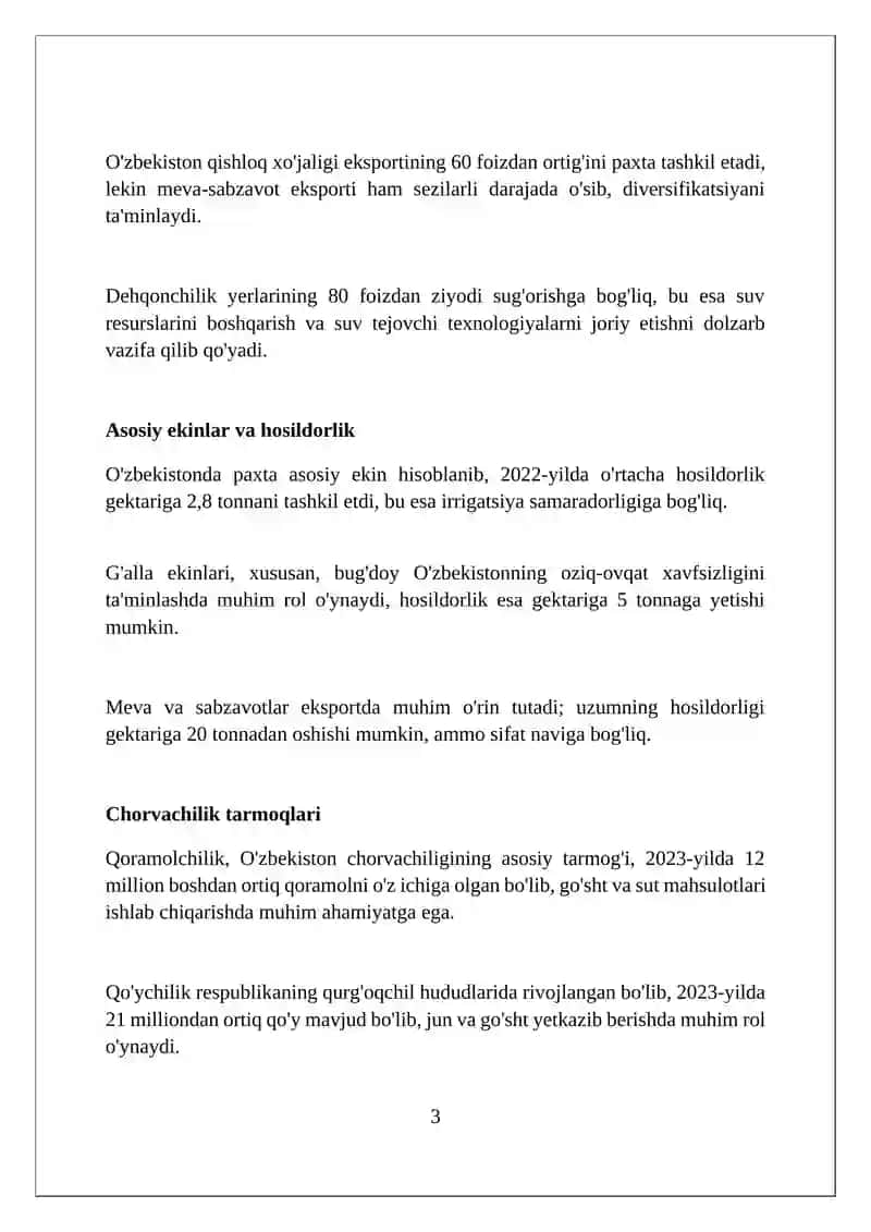 Qishloq xojaligi 3