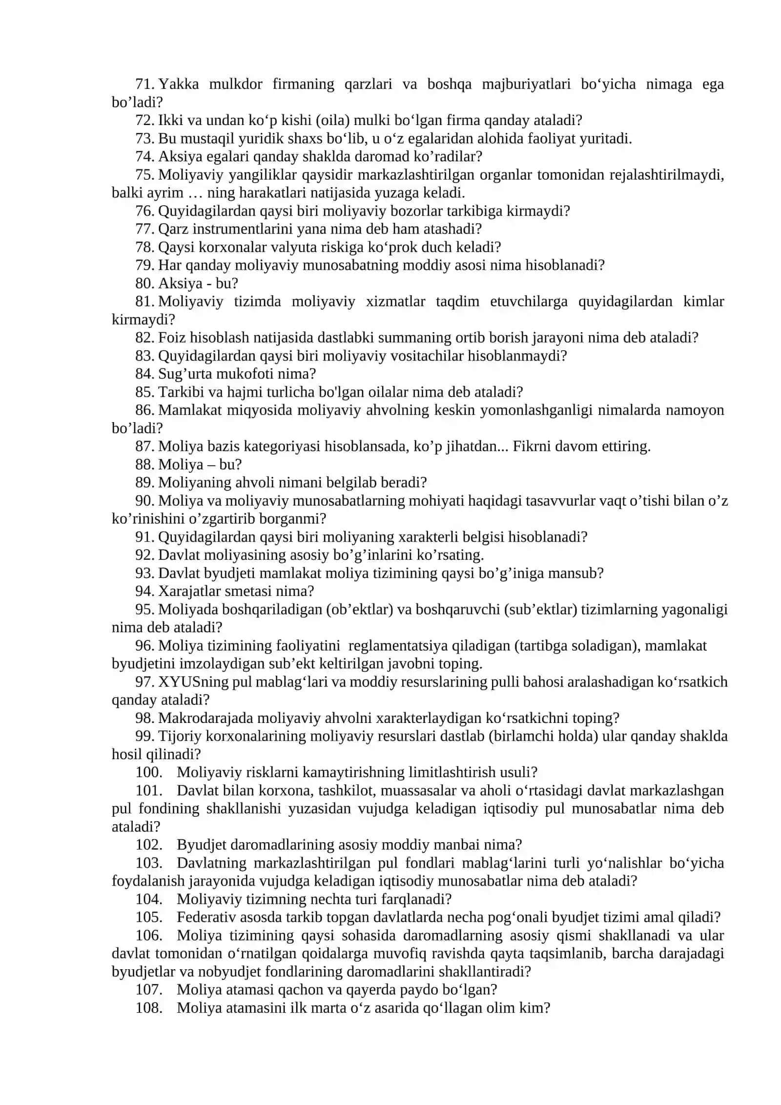 Moliyaviy vositalarni ta'lim 3