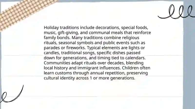 Holidays and parties 3