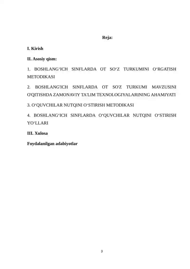 OT SO’Z TURKUMINI O’RGANISH JARAYONIDA O’QUVCHILAR NUTQINI O’STIRISH 3
