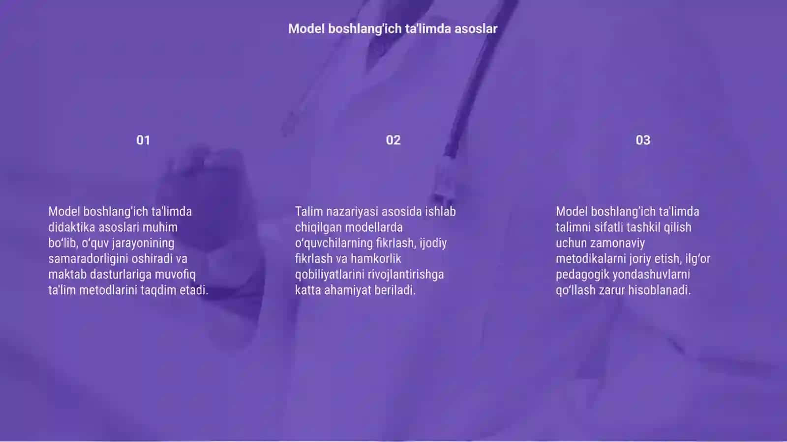 Model boshlang'ich ta'limda didaktika asoslari 3