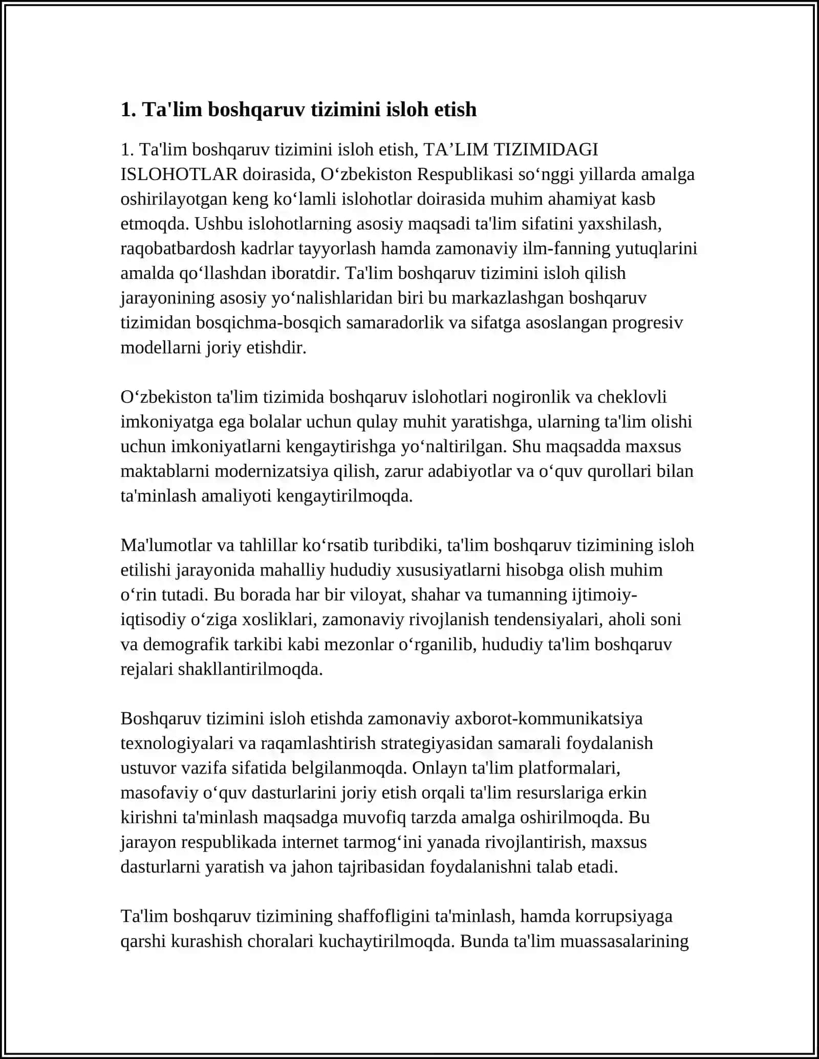 TA'LIM TIZIMIDAGI ISLOHOTLAR 3