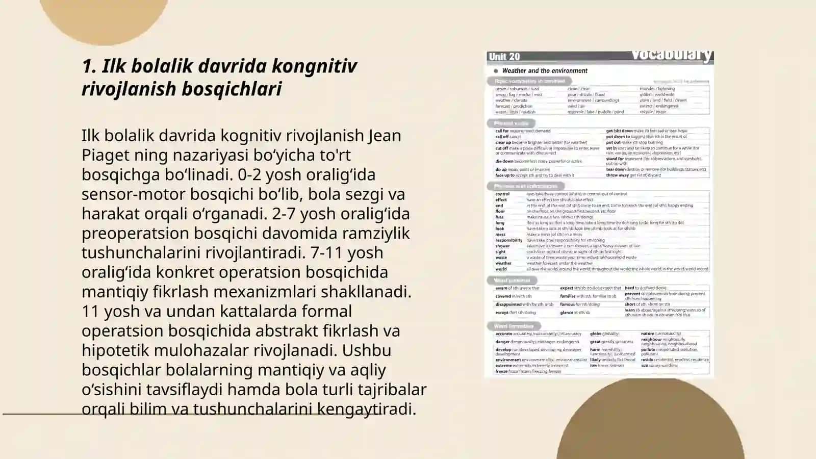 Ilk bolalik davrida kongnitiv jarayonlar va nutqning rivojlanishi 3