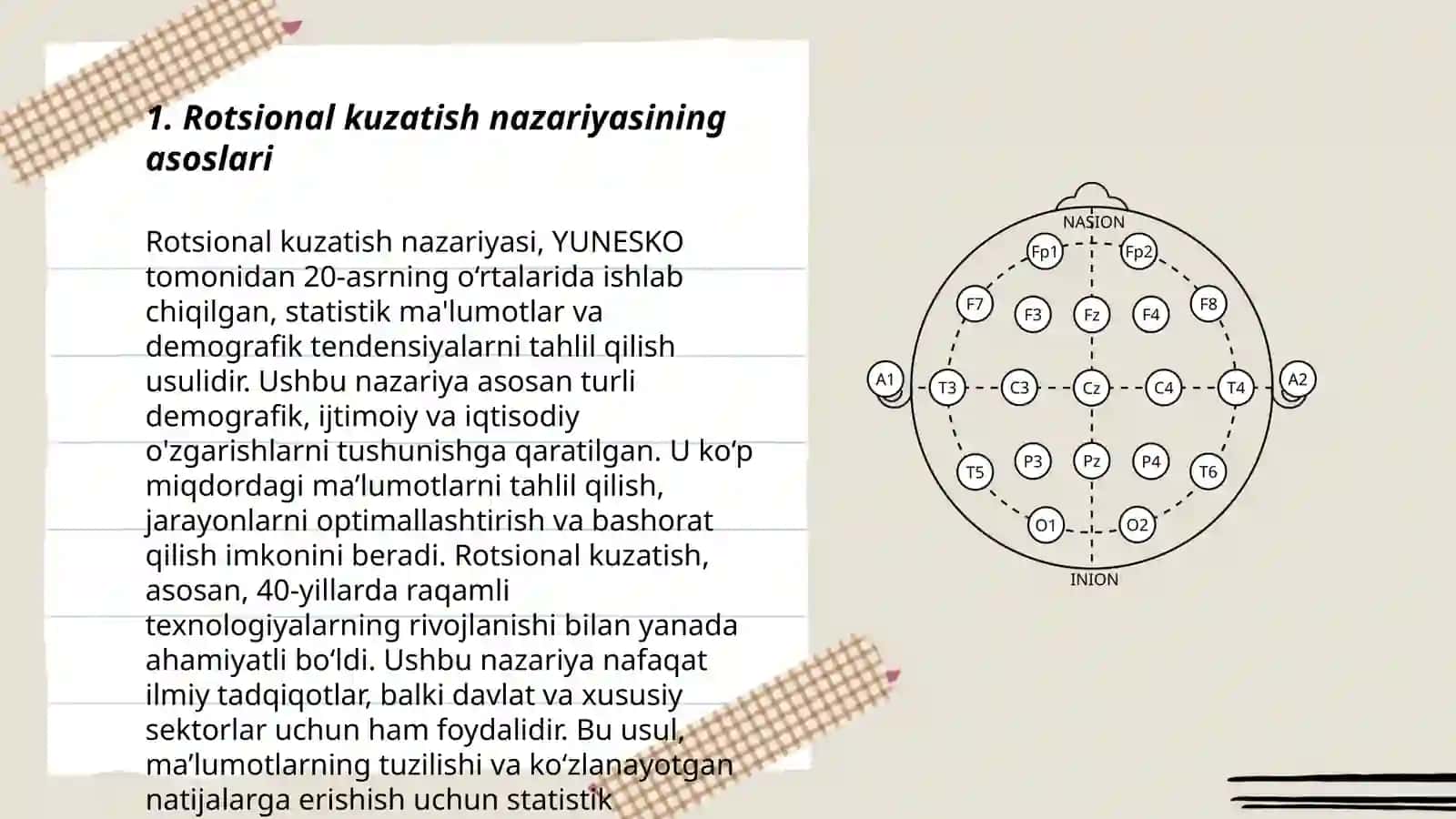 Rotsional kuzatish nazariyasi 3