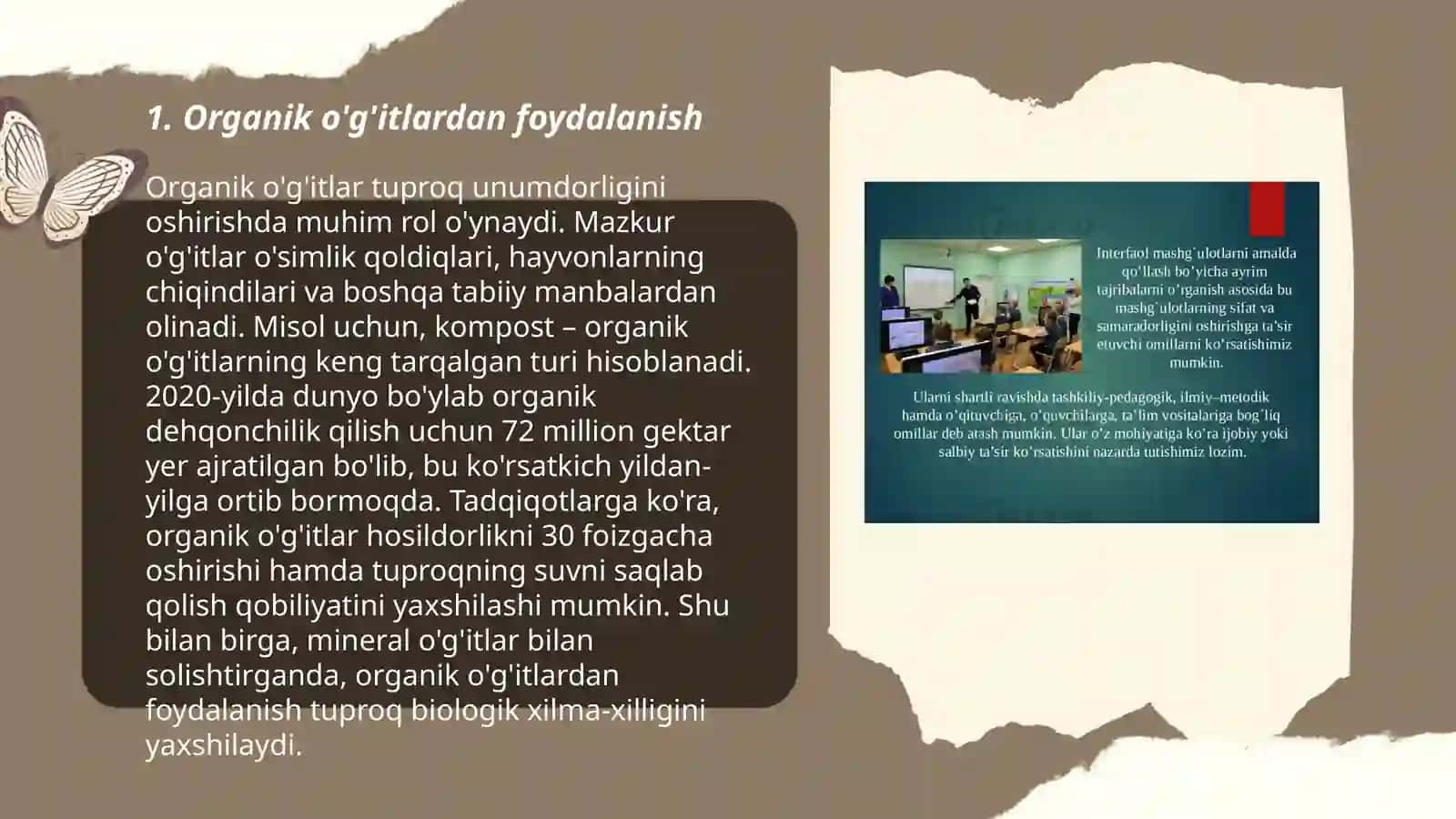Jigarrang tuproqlarning unumdorligini oshirish yo'llari 3