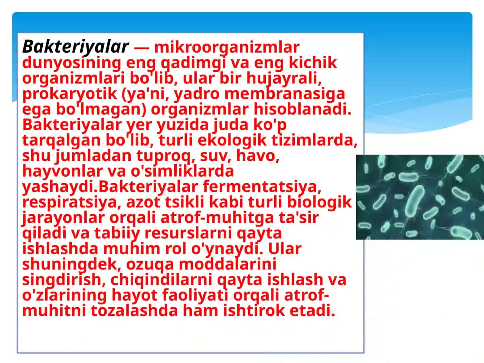 Mikrobiologiya, Virusologiya, Immunologiya fanidan Taqdimot 3