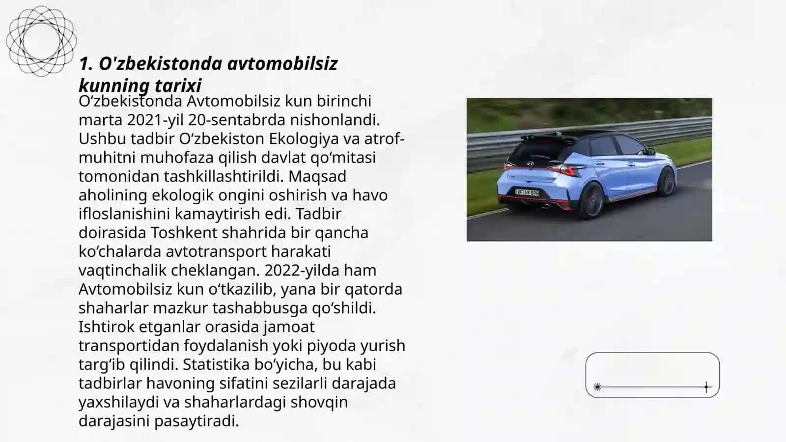 O'zbekistonda avtomabilsiz kun 3