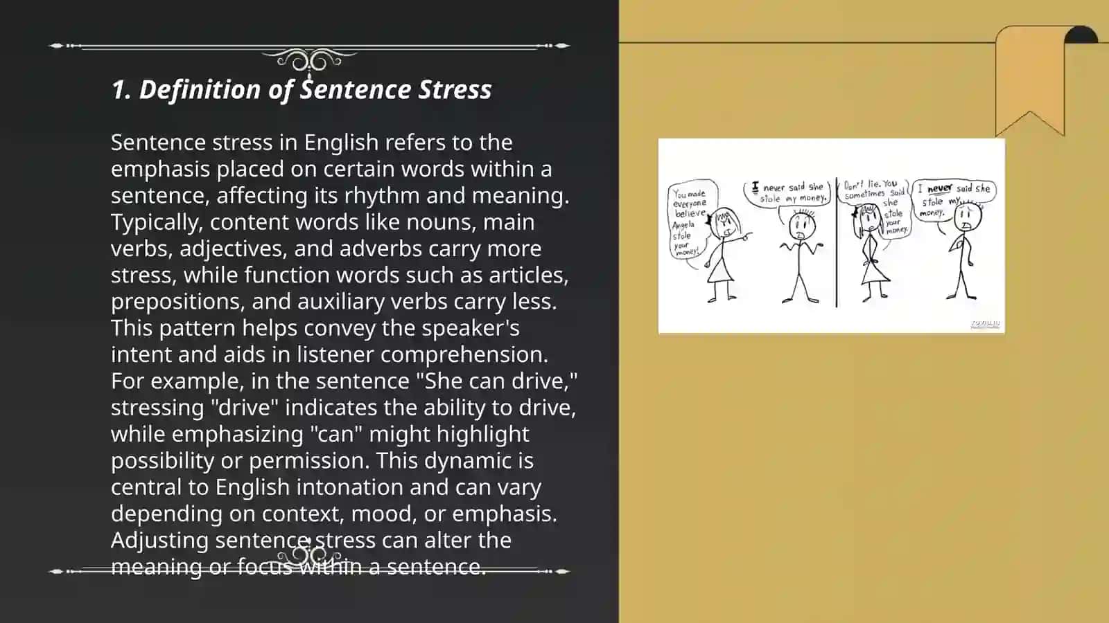Sentence Stress 3