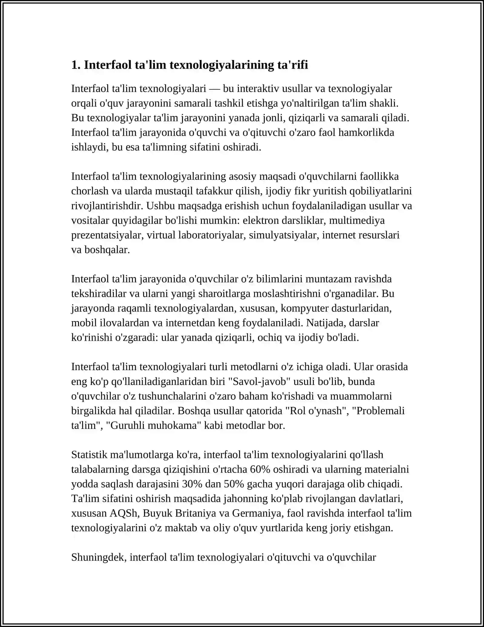 INTERFAOL TA'LIM TEXNOLOGIYALARINING DIDAKTIK MOHIYATI 3