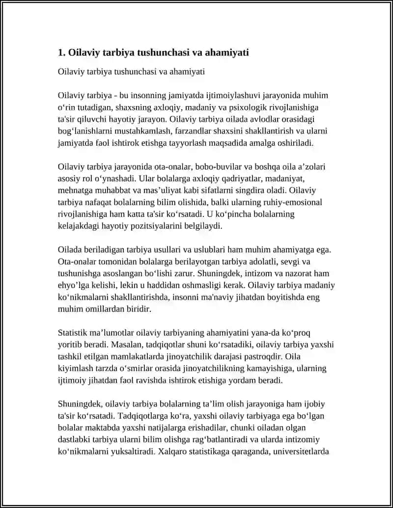 OILADA TARBIYA ASOSLARI 3