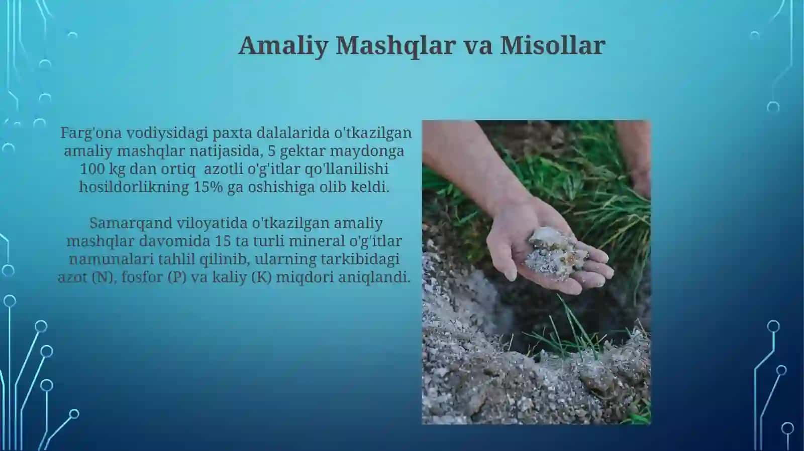 AmaliymashgʻulotMineralo'g'itlarnianiqlash 3
