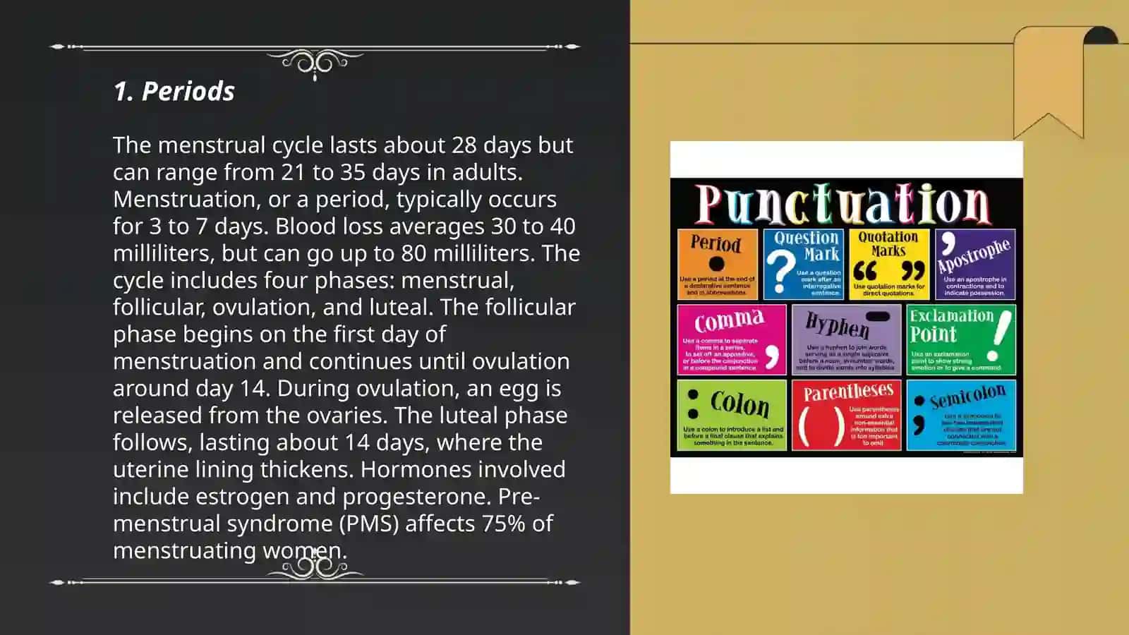 Learning the rules of punctuation 3
