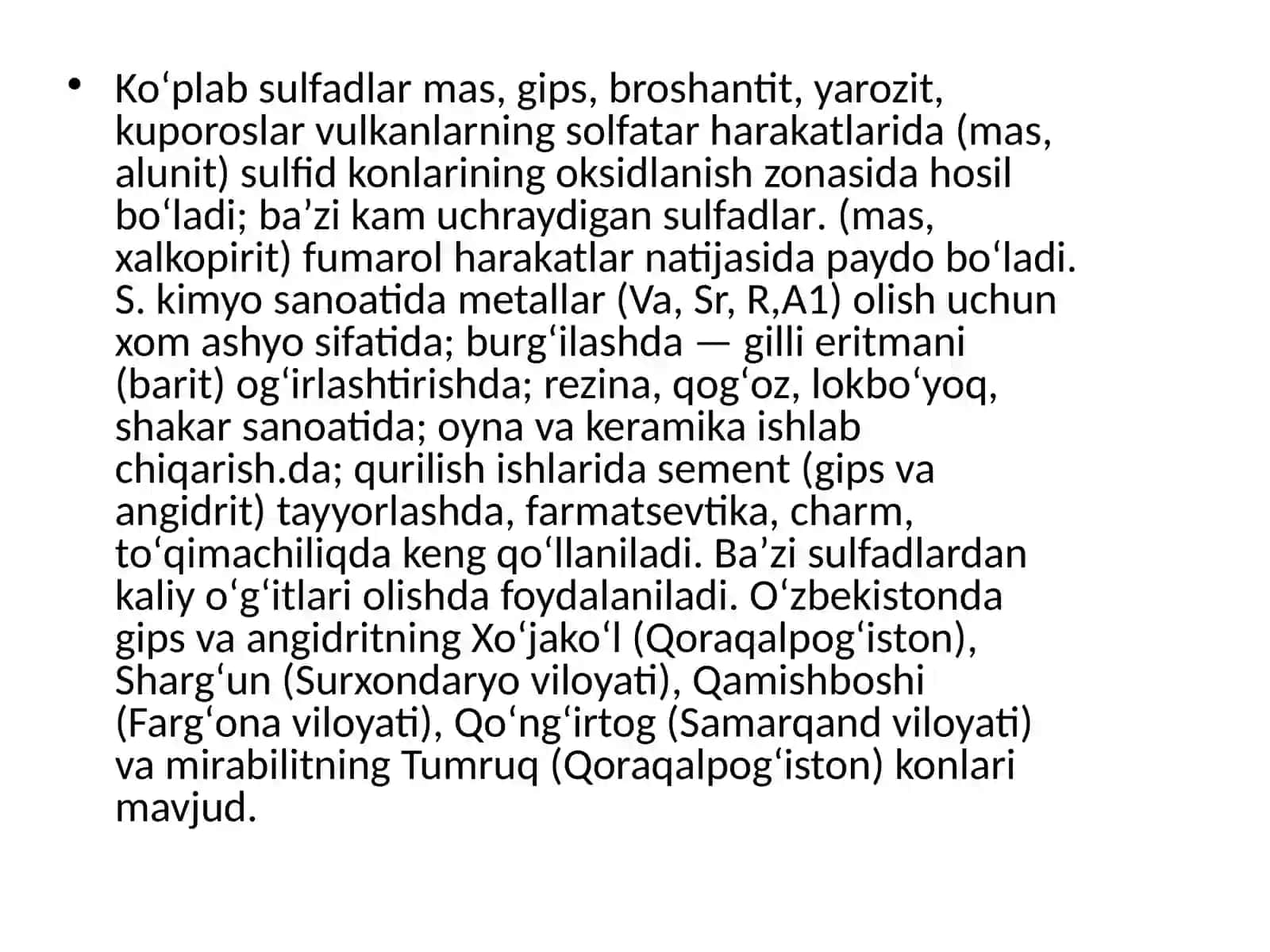 Сулфатлар синфи минераллари. Фосфатли минераллар 3
