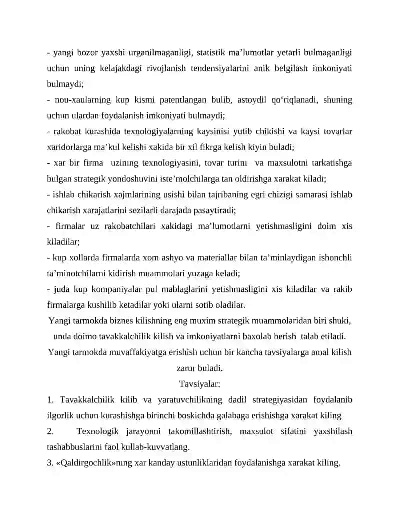 Firmalar strategiyasi 3
