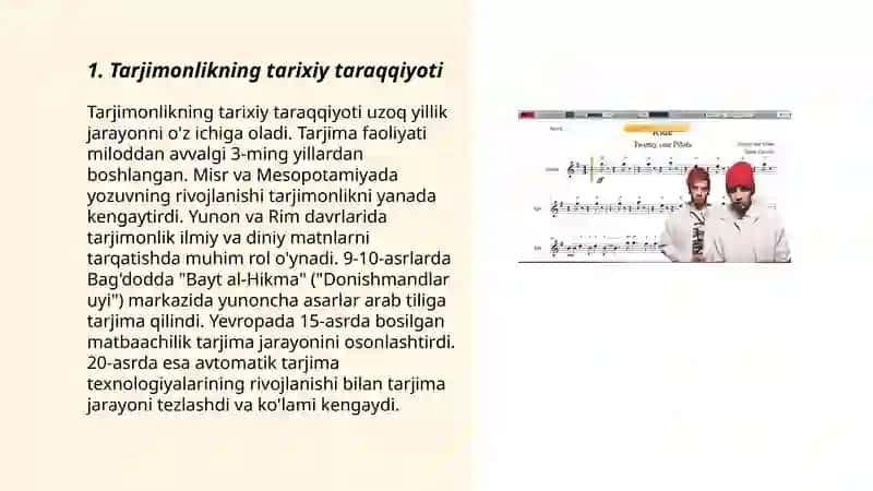 Tarjimonlikning tarixiy taraqqiyoti 3
